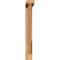 Ekena Millwork Traditional Block Smooth Bracket w/ Offset Brace, Western Red Cedar, 3 1/2"W x 28"D x 28"H BKT0402X28X28TRA05SWR - alternate 2